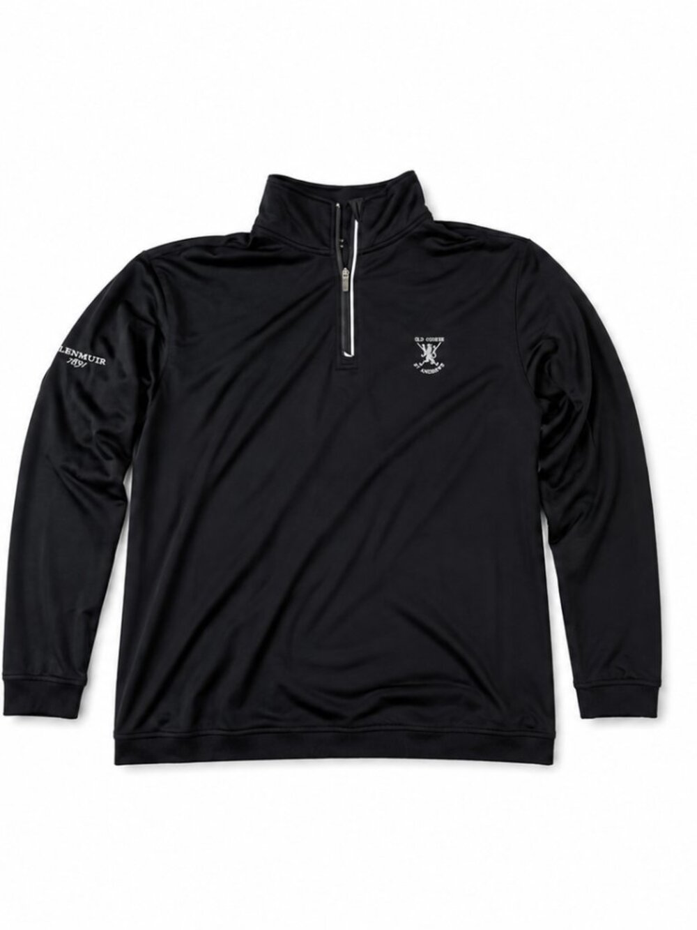 Glenmuir 1891 Men’s XXL Golf Quarter Zip Black St Andrews Storm Bloc Pullover
